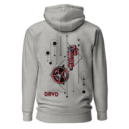 Coilover Graphic Unisex Hoodie Red