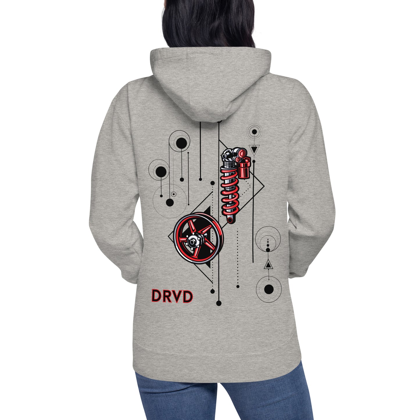 Coilover Graphic Unisex Hoodie Red