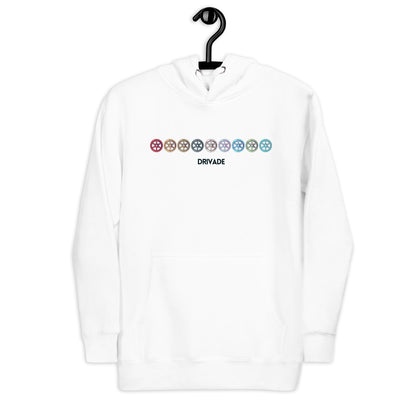 Colorful Rims Unisex Hoodie