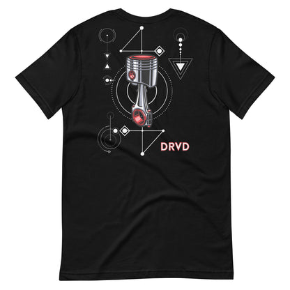 Piston Graphic Unisex tee Red