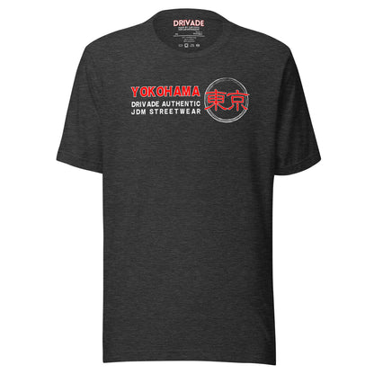 Yokohama Unisex tee Dark - Red