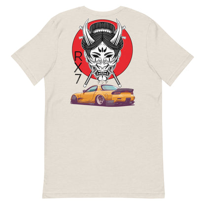 Fem Samurai Mazda RX7 Unisex tee