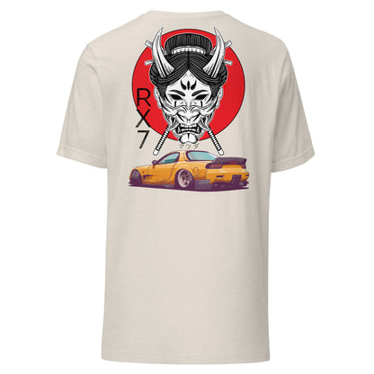 Fem Samurai Mazda RX7 Unisex tee