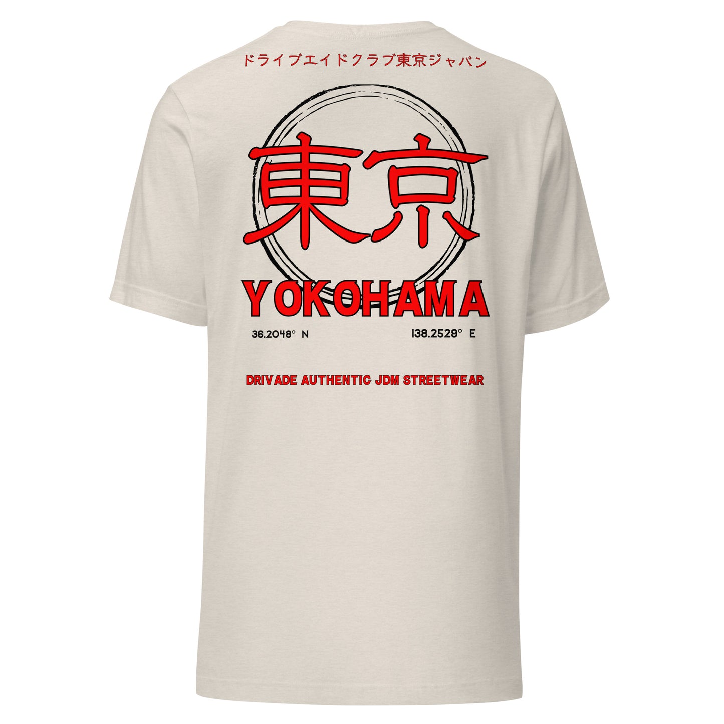 Yokohama Unisex tee - Red