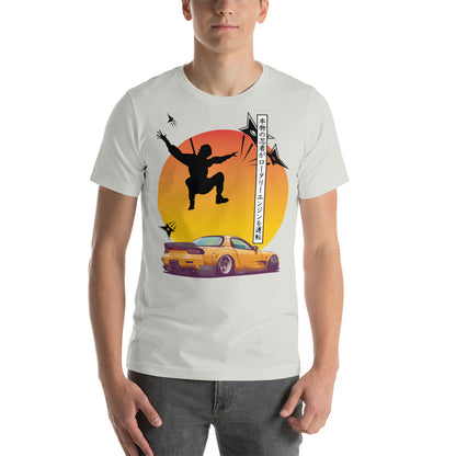 Ninja Mazda RX7 Unisex tee