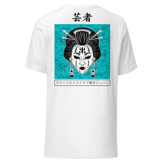 Geisha Blue Blossom Unisex t-shirt