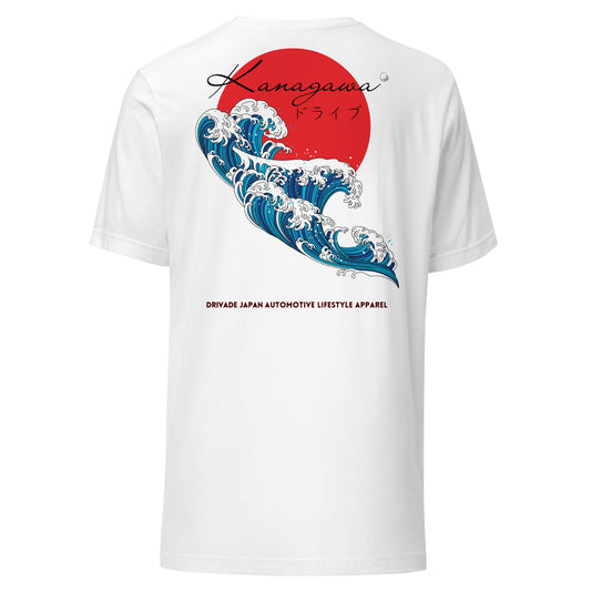 Kanagawa wave Modern Unisex tee