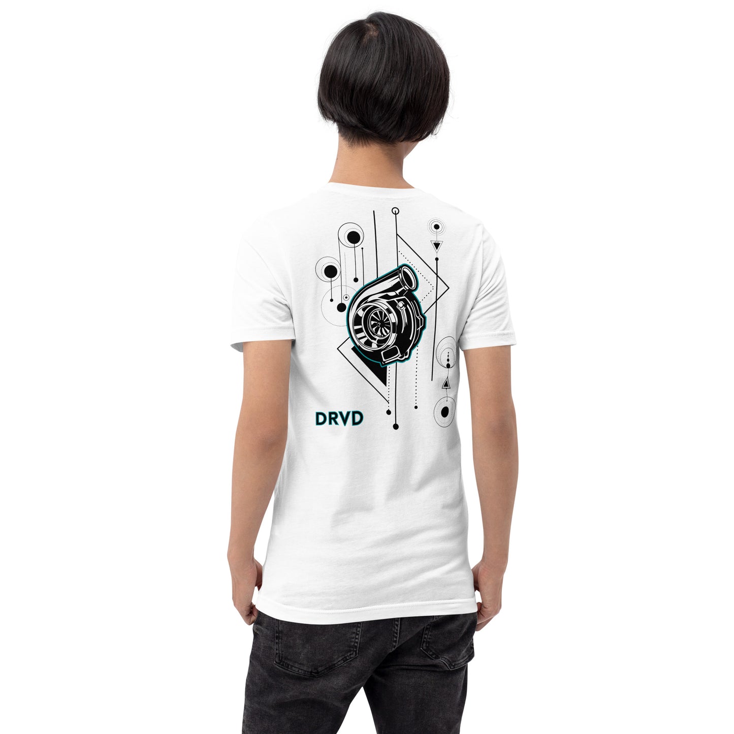 Turbo Graphic Unisex tee Teal