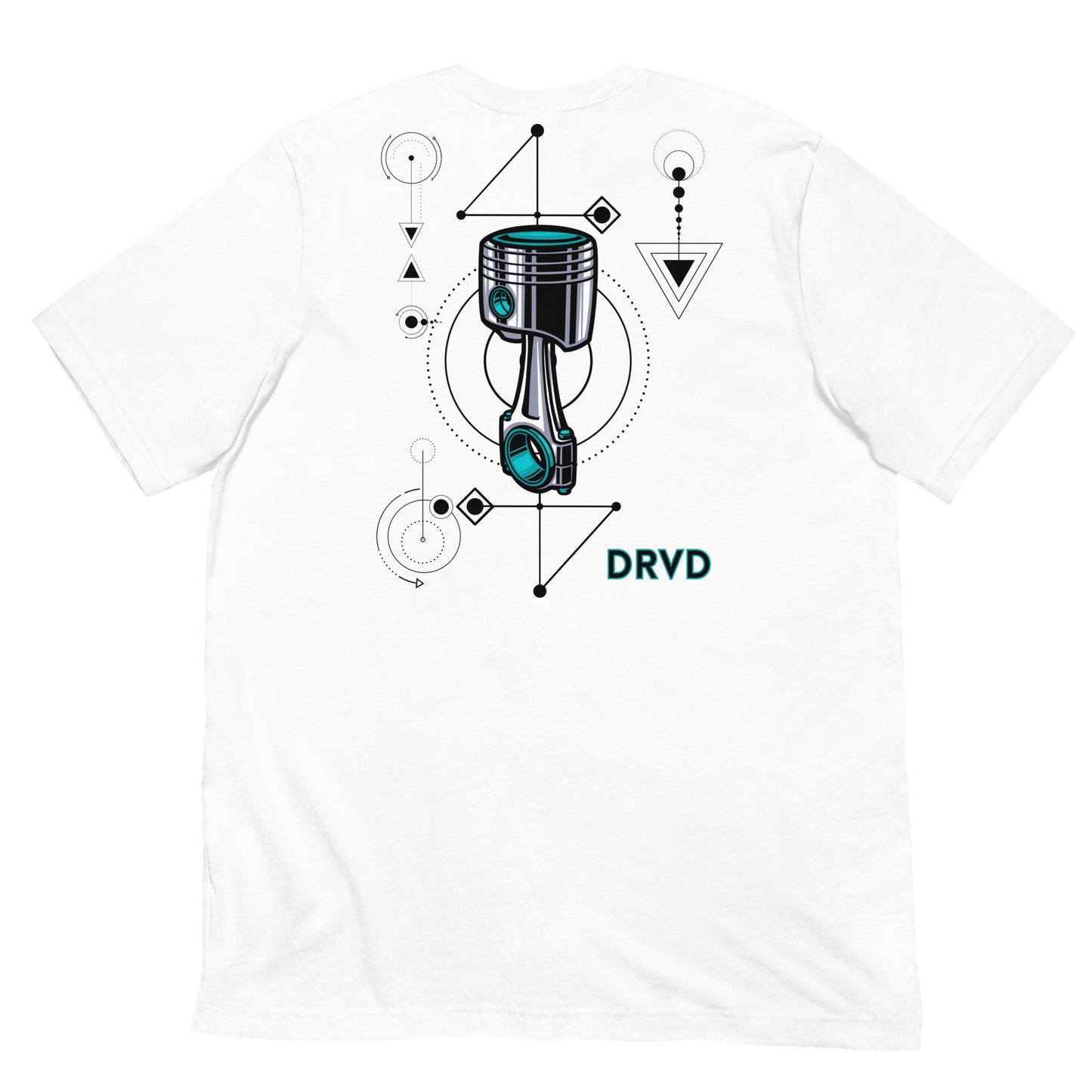 Piston Graphic Unisex tee Teal