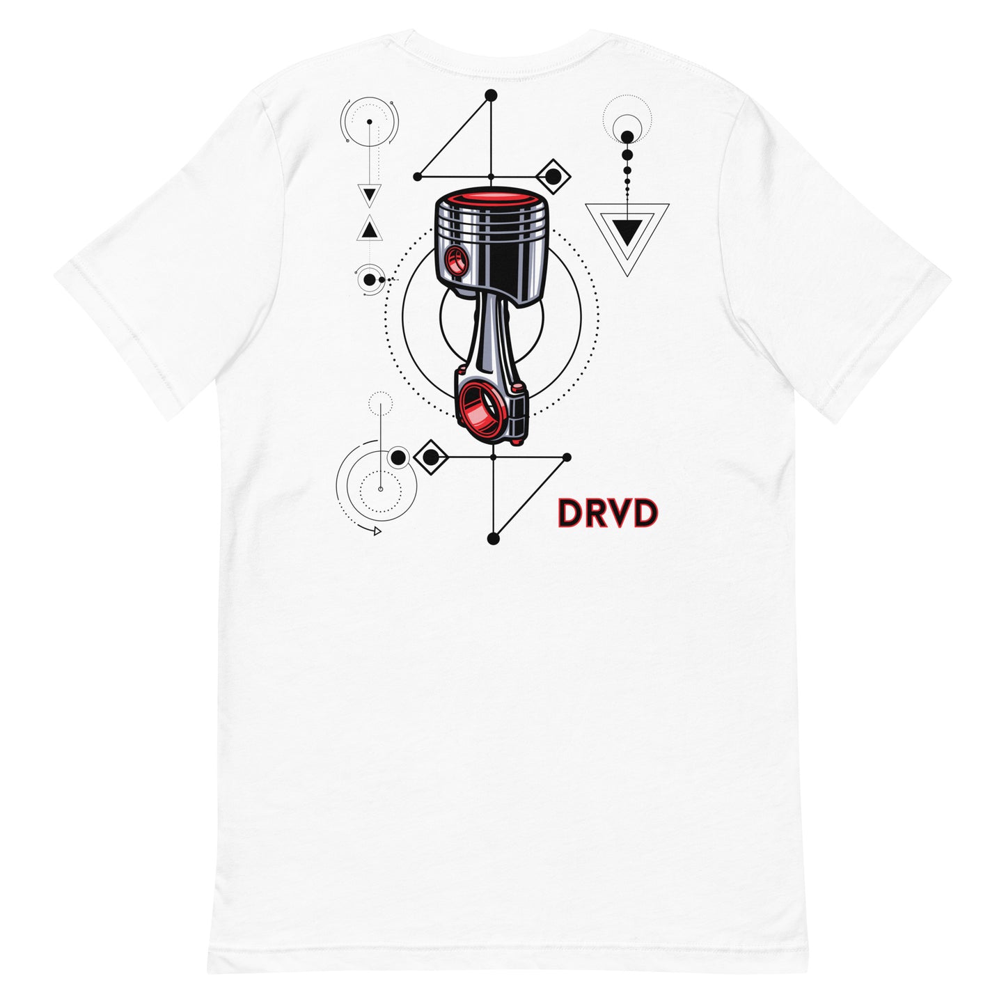 Piston Graphic Unisex tee Red