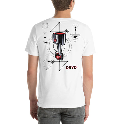 Piston Graphic Unisex tee Red