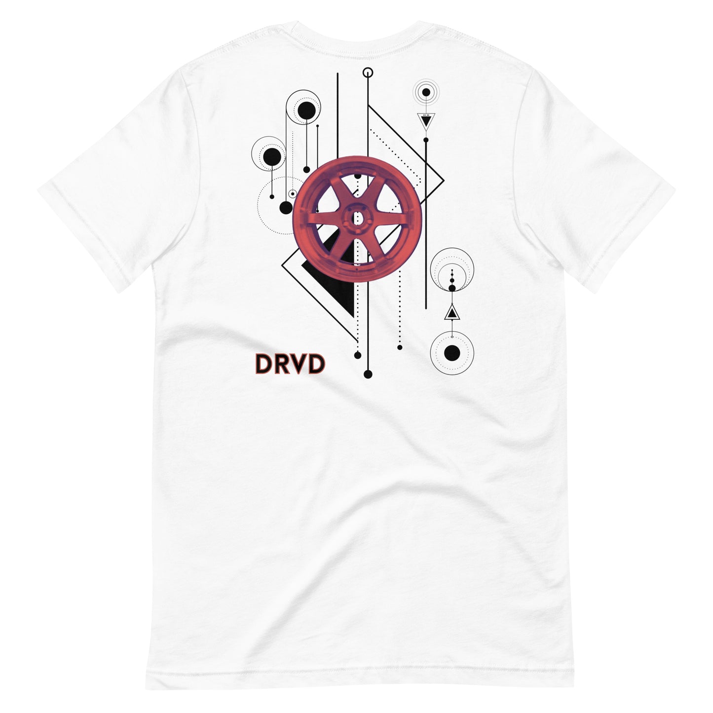 Rim Graphic Unisex tee Red