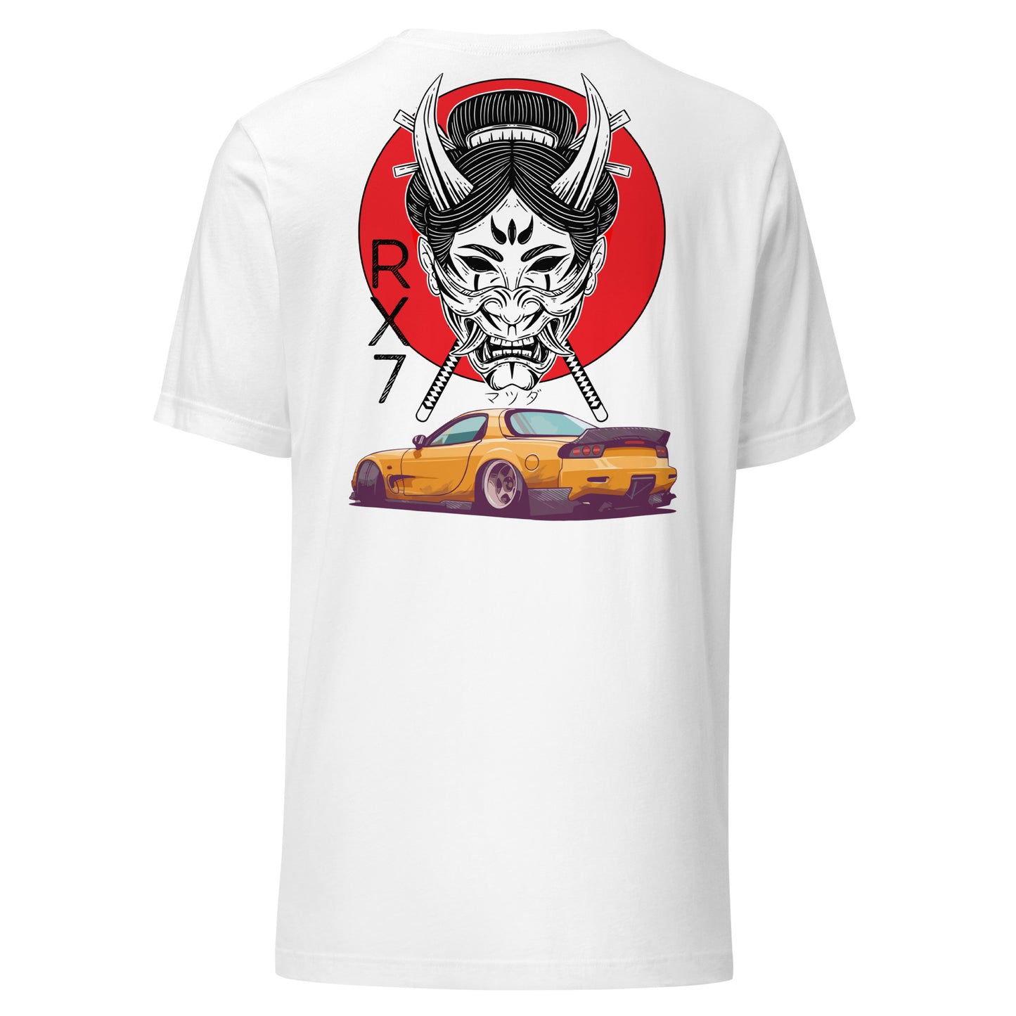 Fem Samurai Mazda RX7 Unisex tee