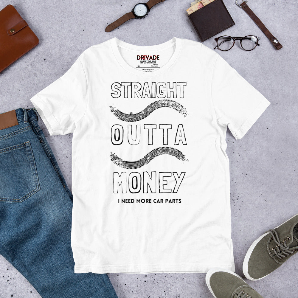 Straight outta money Unisex t-shirt