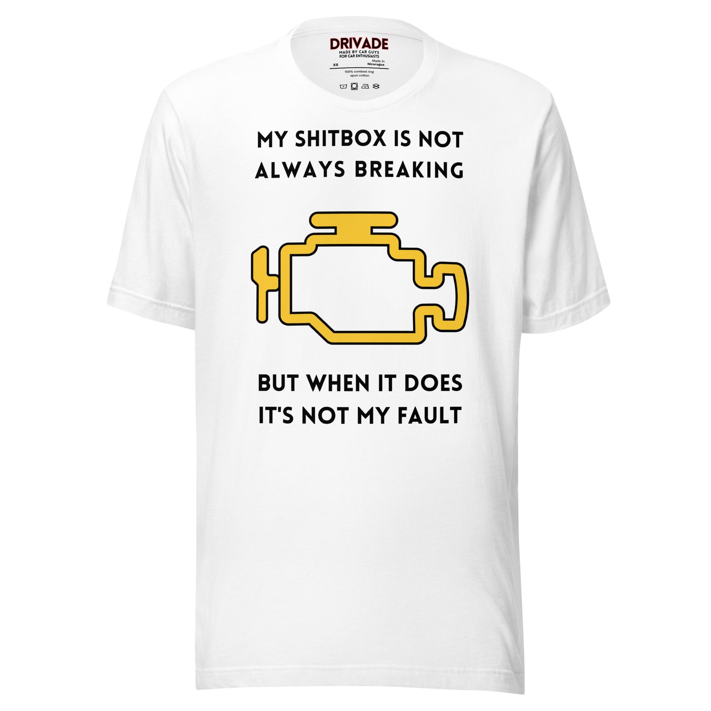 Check Engine Unisex tshirt